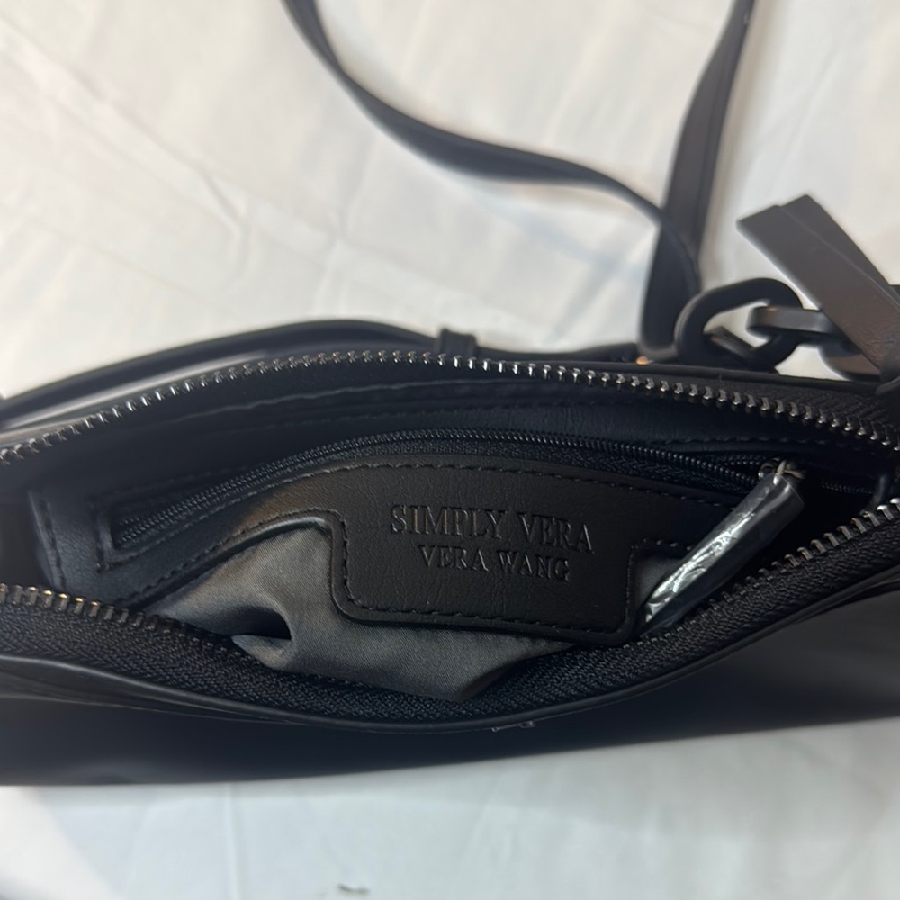 Simply Vera Vera Wang Elegant Black Handbag - Picture 7 of 13
